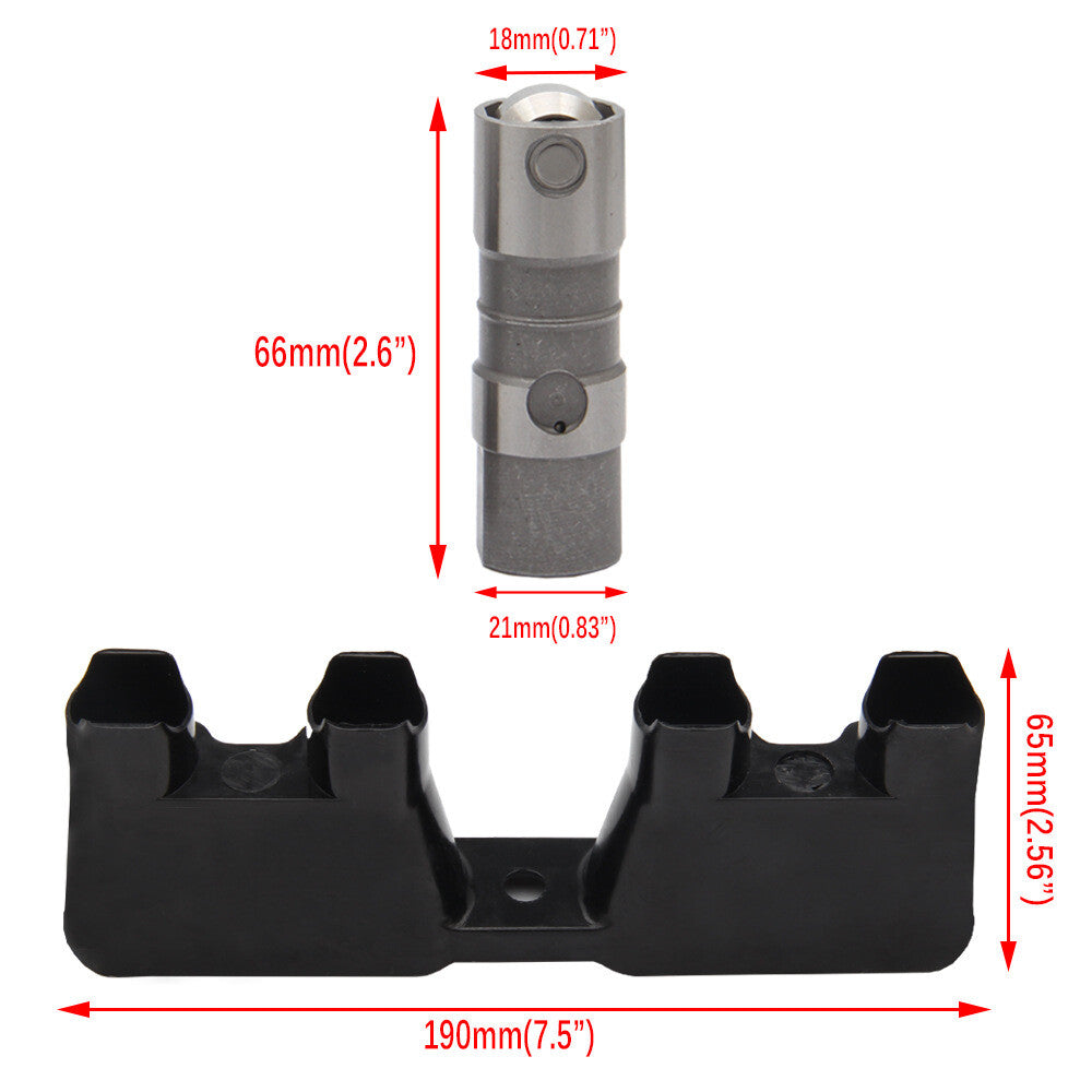 For GM Performance LS7 LS2 16 Hydraulic Roller Lifters 4 Guides 12499225 HL124