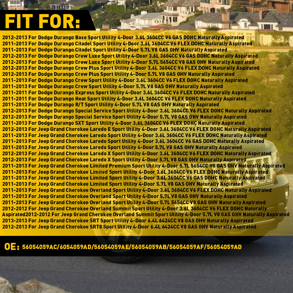 Rearview parking backup camera for Jeep Grand Cherokee, for Dodge Durango (2011, 2012, 2013-)