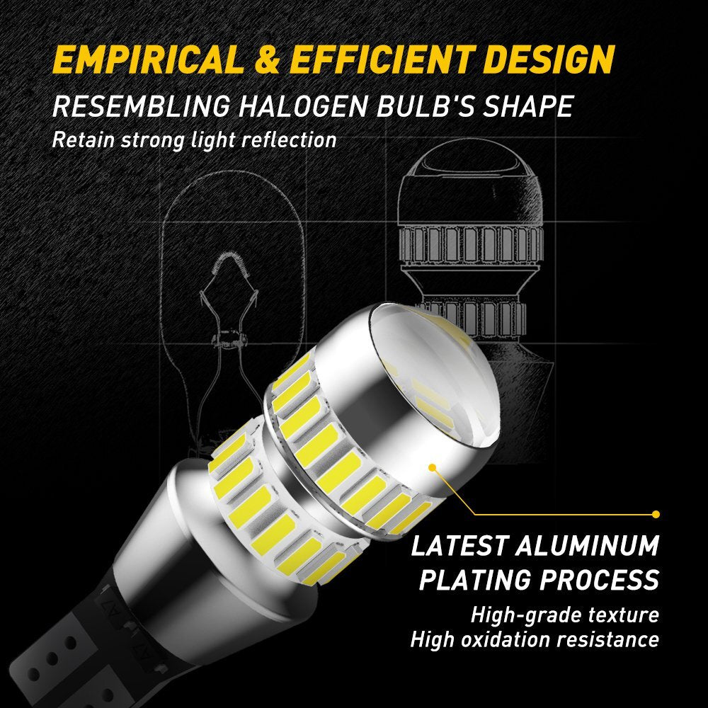 AUXITO LED Light T15 921 912 W16W 904 906 42H