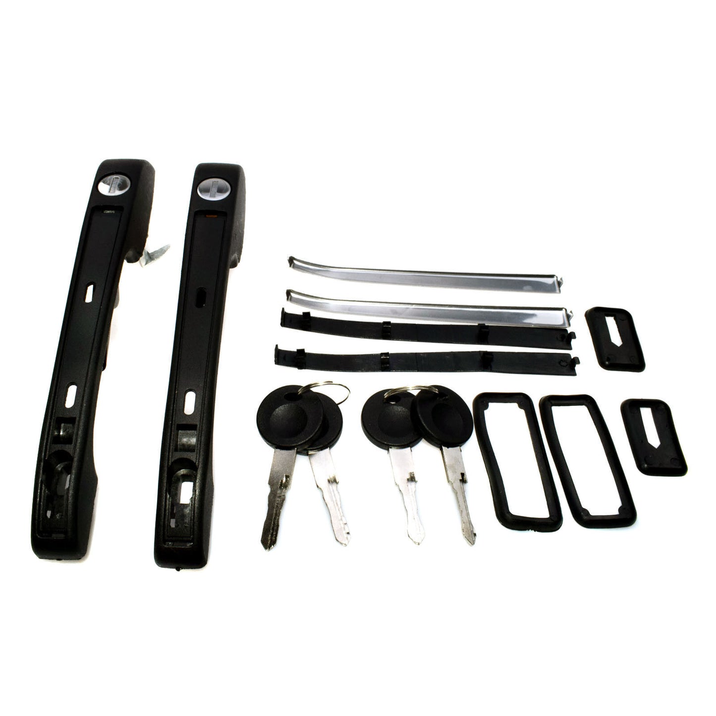 For 85-92 for VW for Golf 80-83 Rabbit Pickup Set of 2 Front LH RH Exterior Door Handle