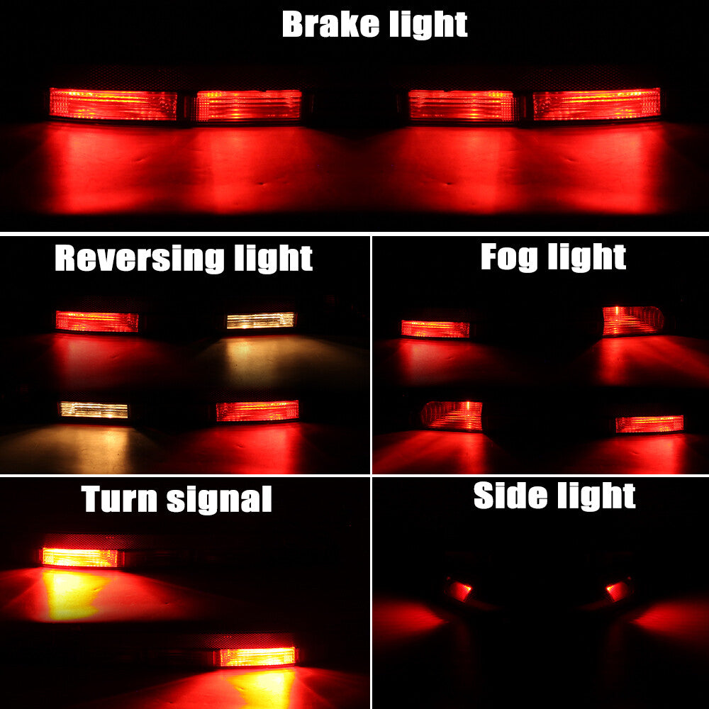 Rear taillight brake stop light strip with 5 bulbs, manufactured by Verson , suitable for Audi Q7 2016-2021.