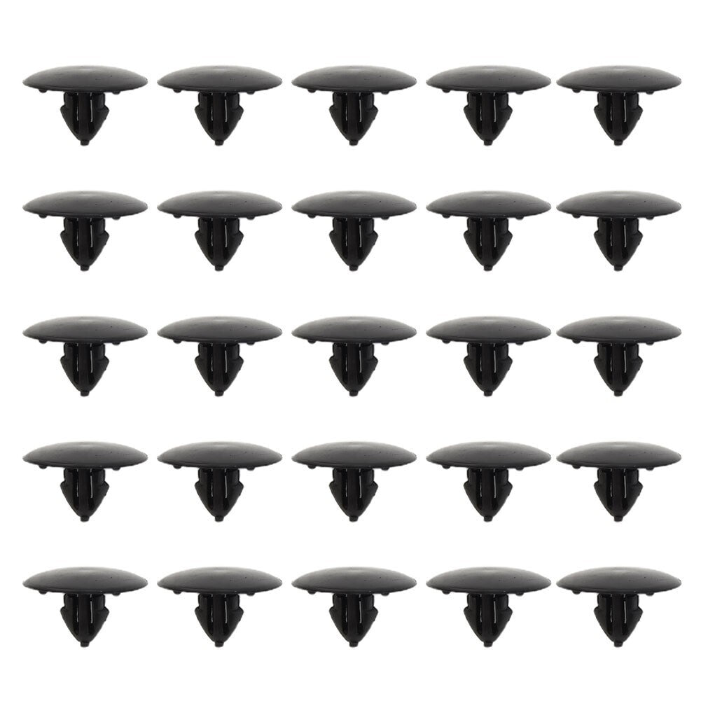 Black retaining clips for Toyota 90467-09050. Plastic retainer, new.