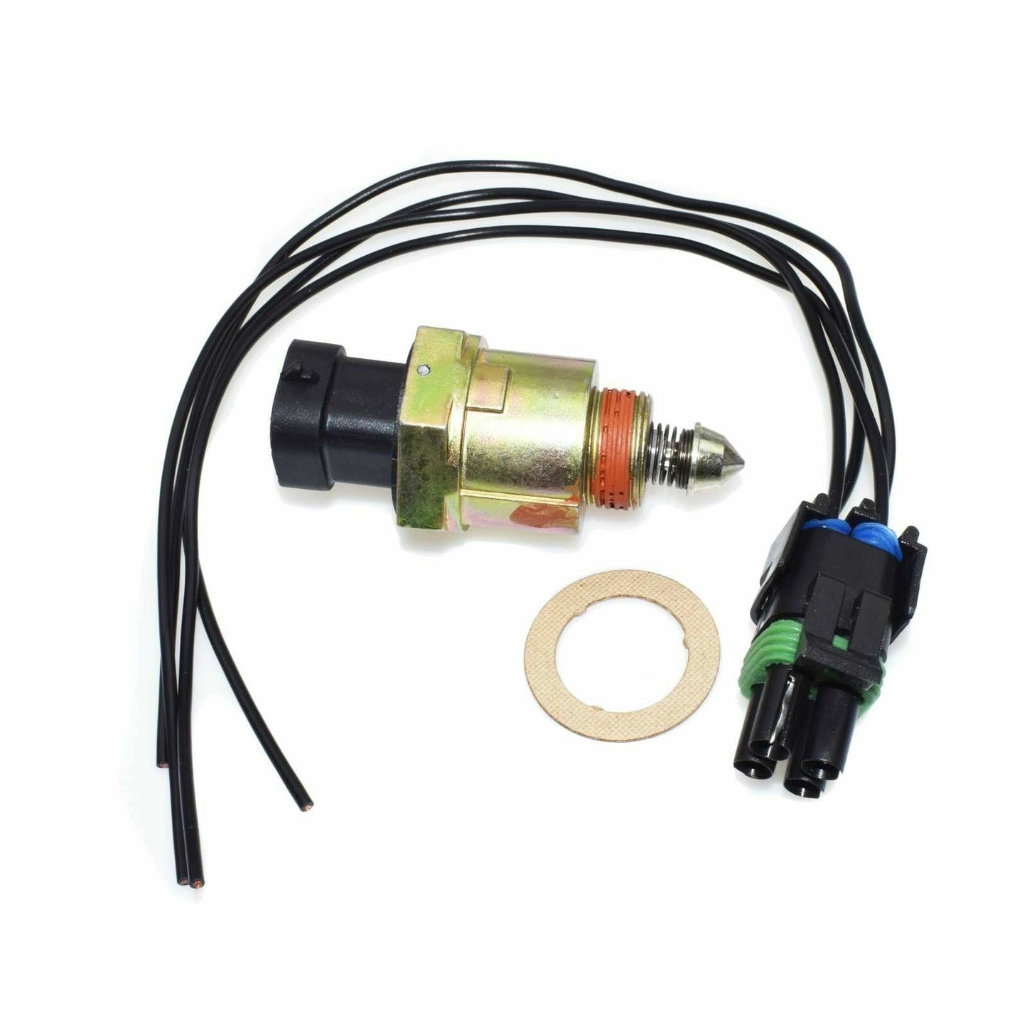 Idle air control valve with wiring harness connector kit 17089063 for Chevrolet for GMC - Brand New