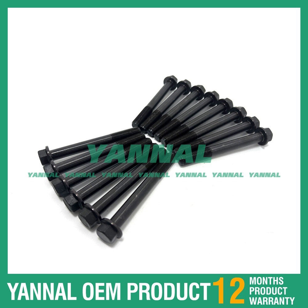 14X cylinder head bolts for Yanmar 3TNV76 engine and Wacker Neuson EZ28 excavator.