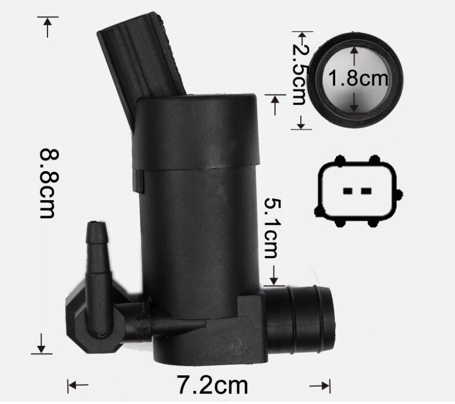 Front Rear Windscreen Washer Pump for Volvo for Ford 30699952 Twin Outlet Motor