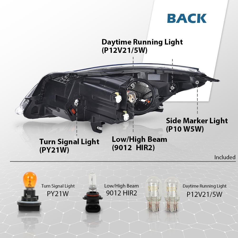 Suitable for 2014-2017 for Buick for Volvo models. Halogen headlights on the right passenger side.