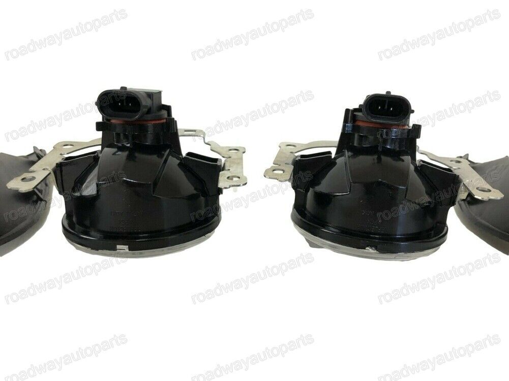 1Set Clear Fog Lights Lamps W/ Cover Bezel for Mitsubishi Outlander 2016-2019