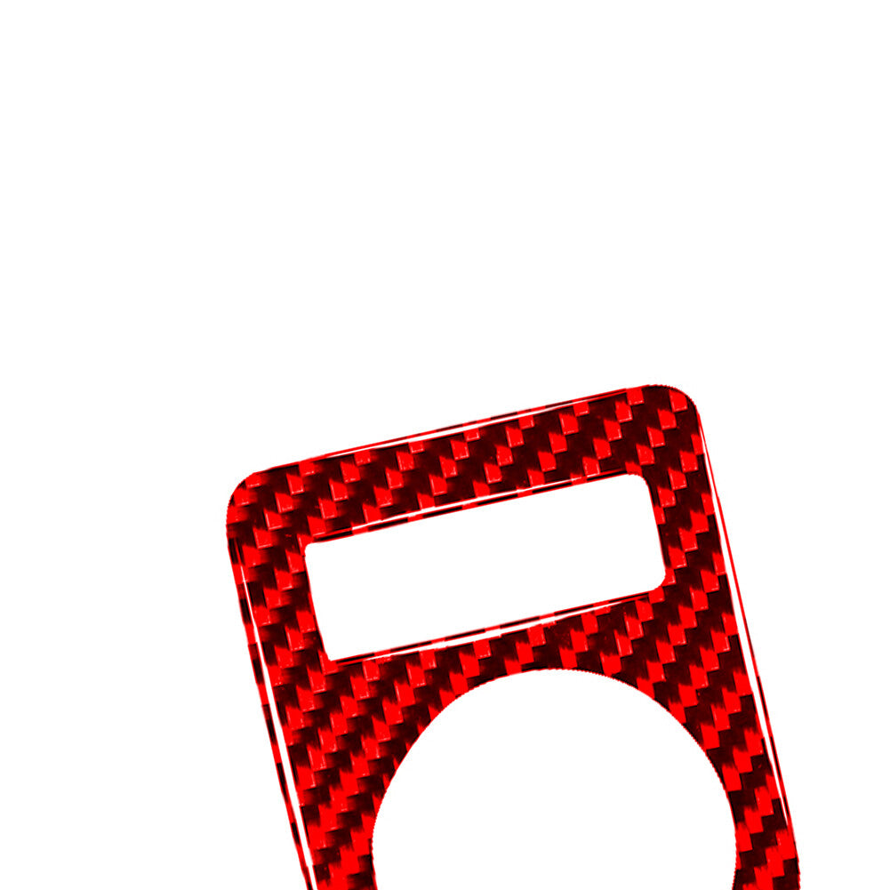Red Carbon Fiber Gear Shift Panel Frame Trim for Jaguar F-PACE XE XF 2016-2020
