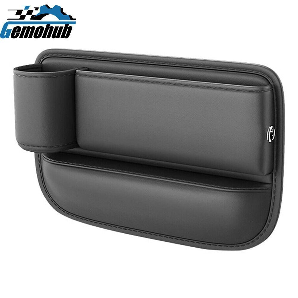 2PC Side Car Accessories for Seat Gap Filler Phone Holder Storage Box Organizer Bag