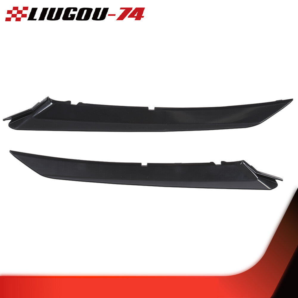 Suitable for 2018, 2019, and 2020 for Toyota for Camry SE/XSE front bumper grille trim (pair).