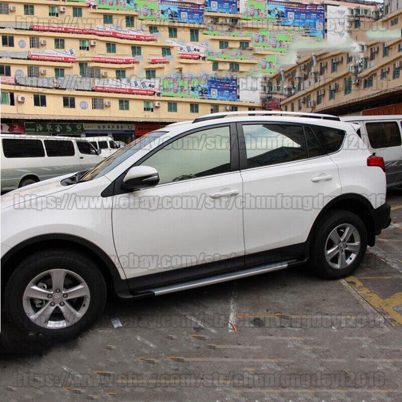 for Toyota Rav4 2014-2018 Aluminum Bar Rail Roof Racks Luggage Carrier Cover