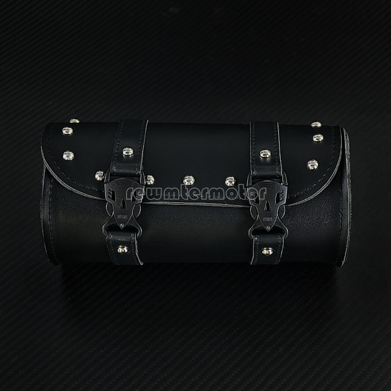 Motorcycle Handlebar Sissy Bar Bag Saddlebag Fork Roll Barrel Bag Fit for Harley