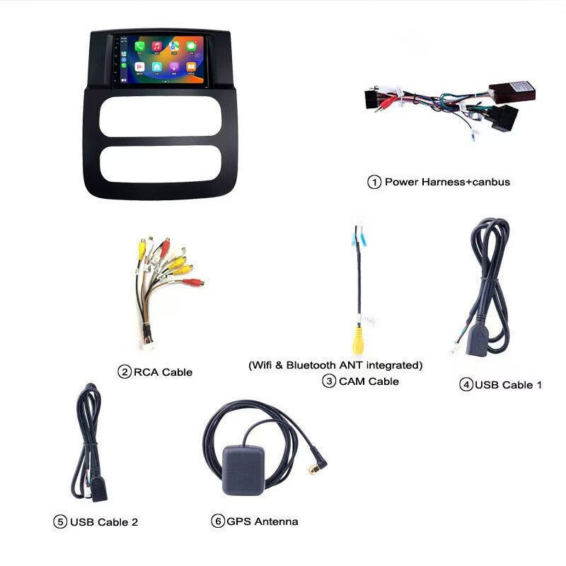 Android 13 for Dodge for Ram 3 DR DH 02-05 Radio Multimedia Navi GPS WIFI Carplay
