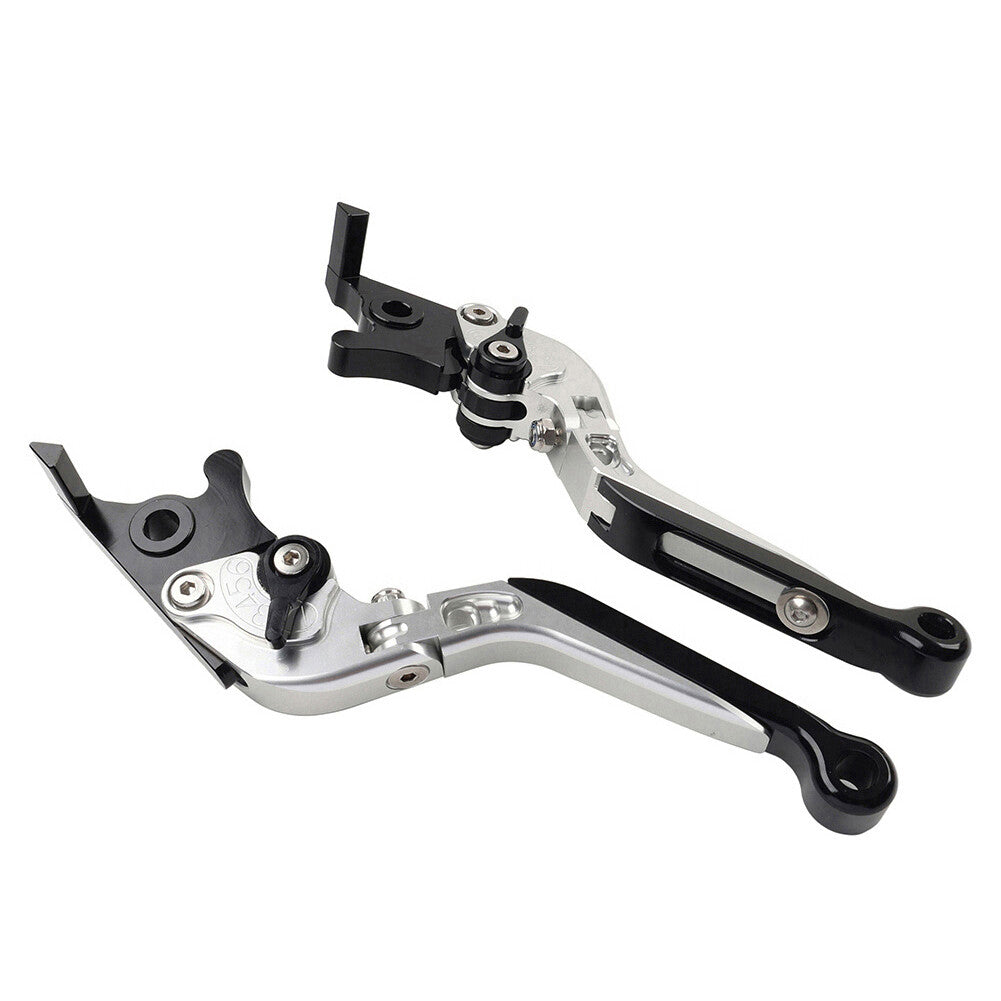 Silver CNC Folding Extendable Brake Clutch Levers for BMW S1000XR 2015-2021