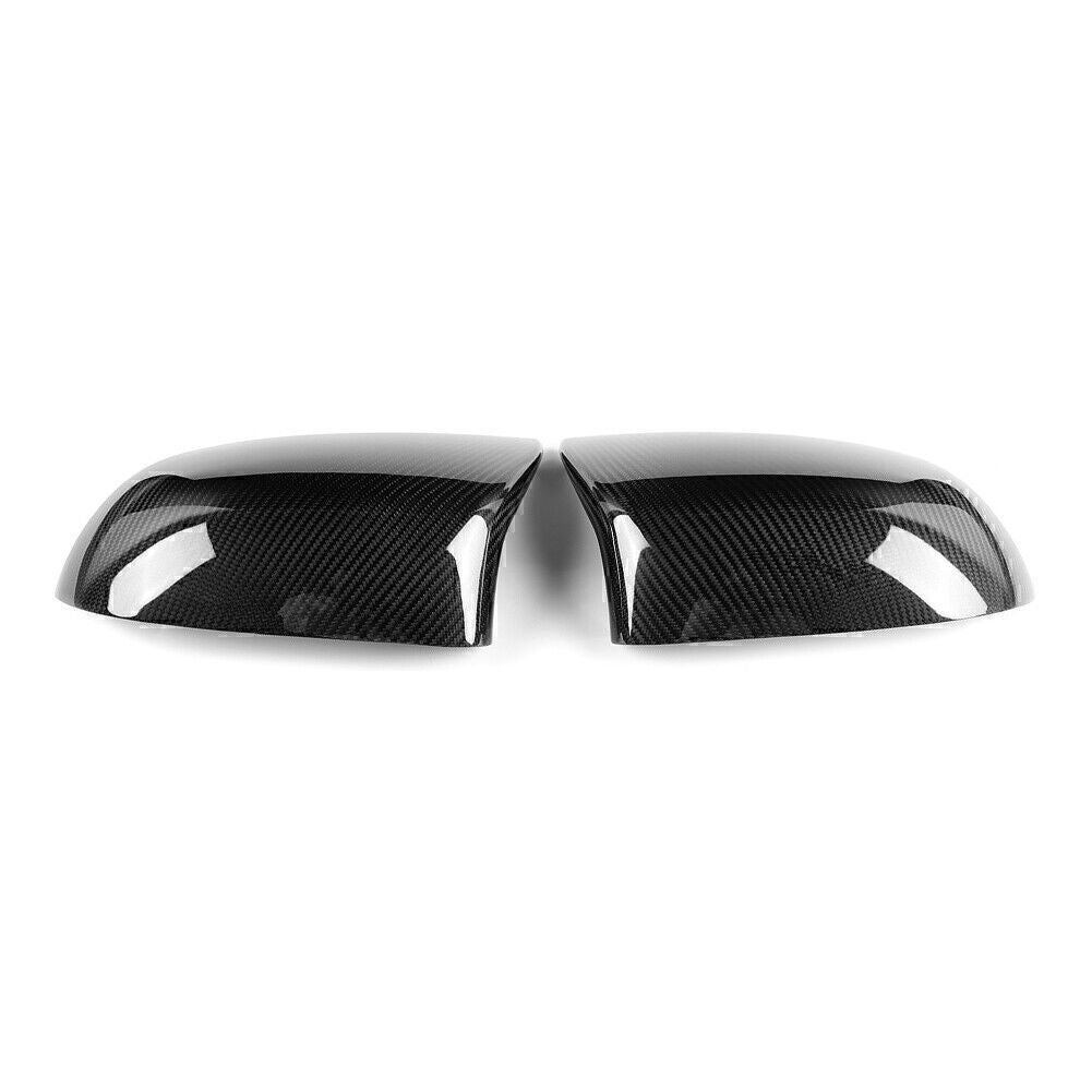 Carbon fiber style side mirror cap trim suitable for BMW F85 X5M F86 X6M 2015-18