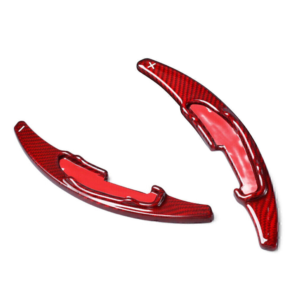 Steering Wheel Shift Paddle Extension Trim Carbon Fiber Fit for BMW M2/3/4/5 X5M X6M