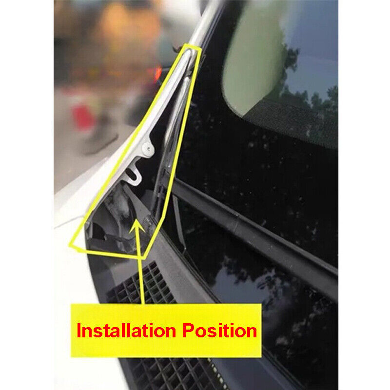 for Nissan Altima 2019-2021 pair of black windshield wipers side decor cowl cover
