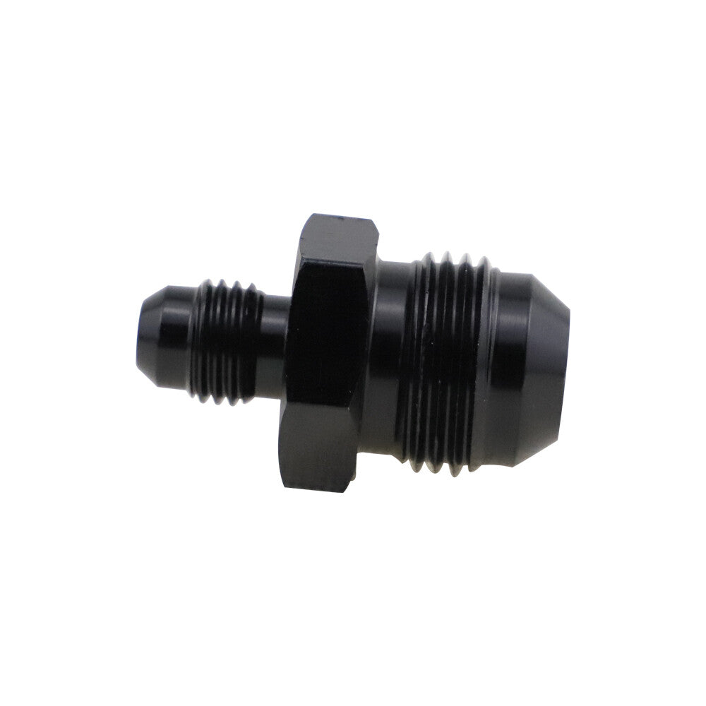 1-Pack - 8AN to 4AN Male Gearbox Alliance Black Aluminum