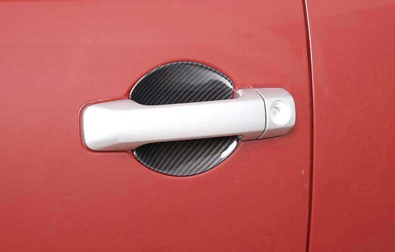 for Toyota FJ Cruiser 2007-21 Carbon Fiber Exterior Outside Door Bowl Cover Trim