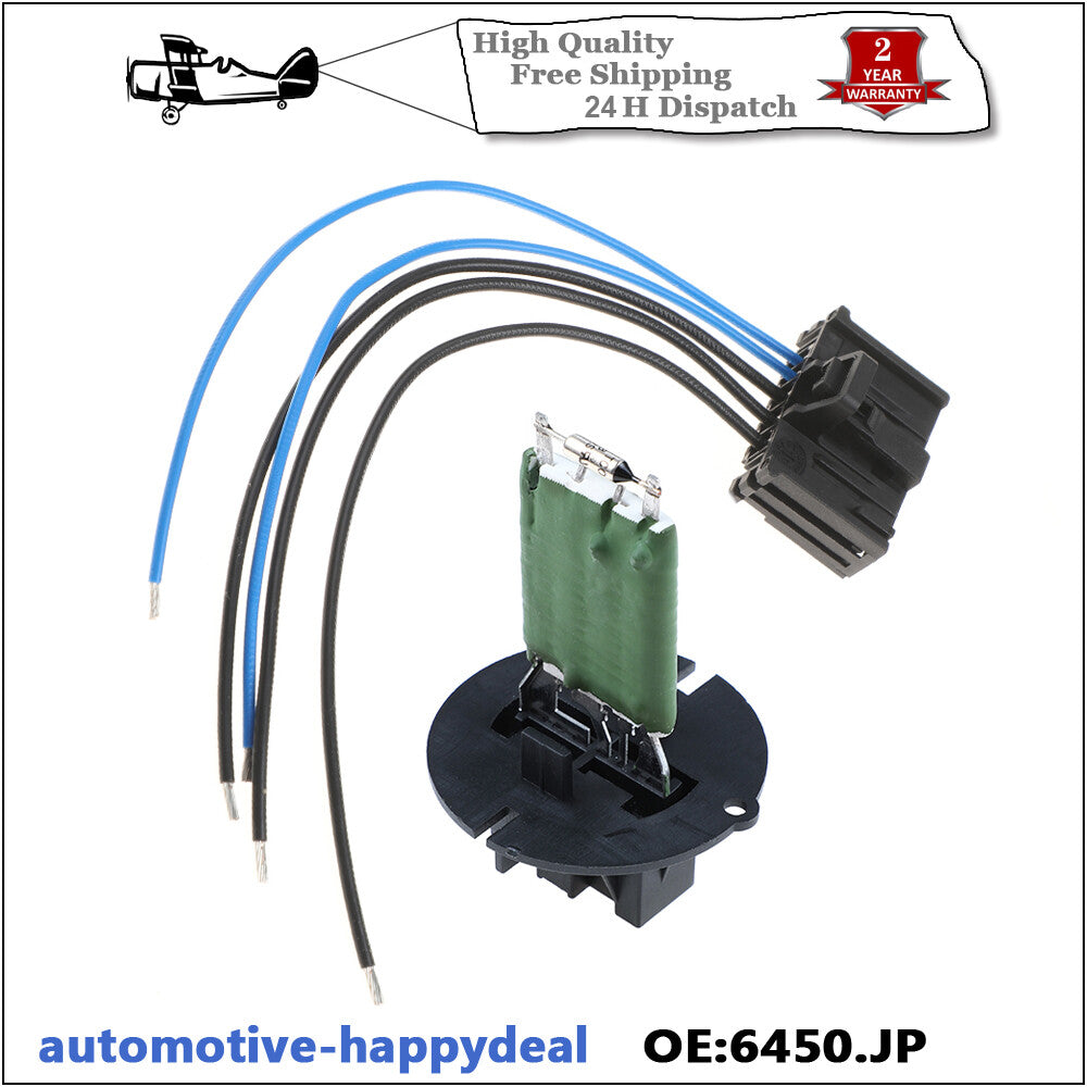 HEATER BLOWER MOTOR RESISTOR WIRING LOOM CONNECTOR REPAIR KIT for PEUGEOT 307