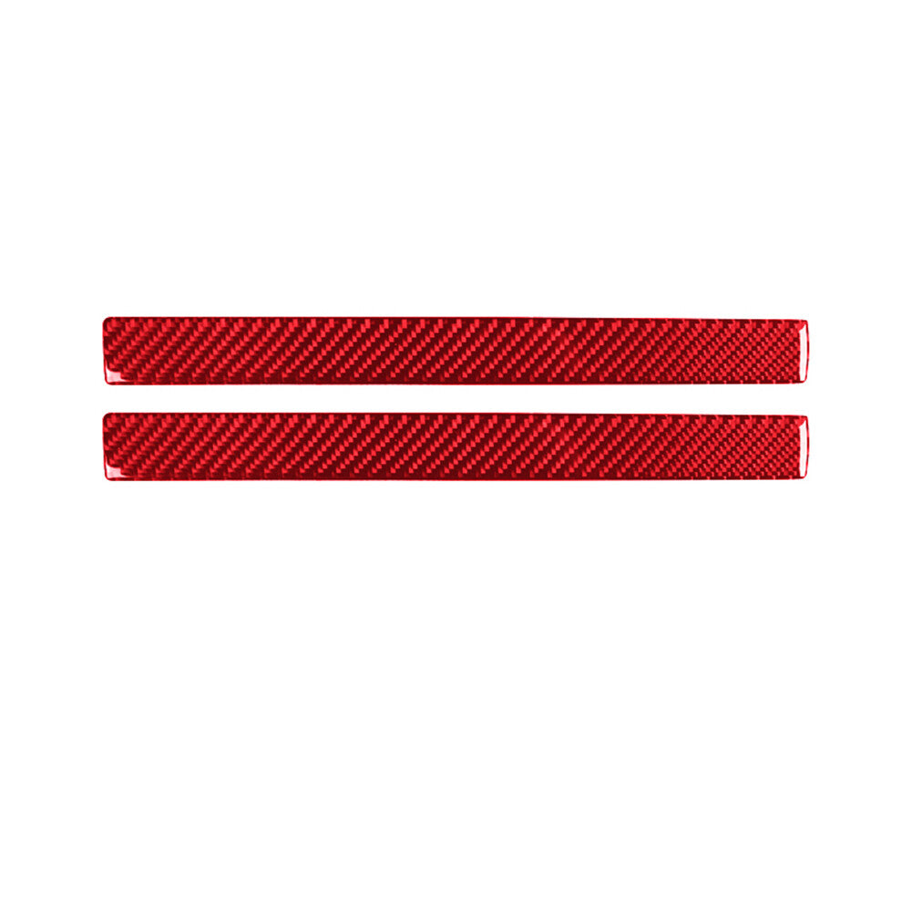 Carbon fiber red door and window cover trim for ford for Mustang Mach-E Model B