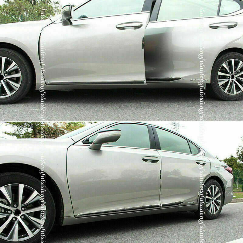 4P for Lexus ES350/300H 2019-2022 Carbon Fiber Door Guard Body Side Strip Trim