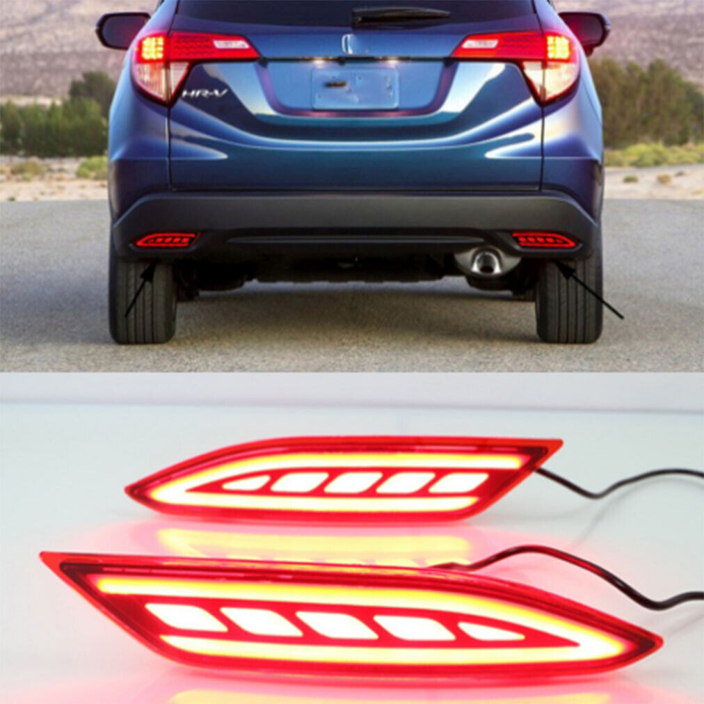 Rear FogBrake Taillight Bumper Reflector Lights for Honda Vezel 2015-19 Right C
