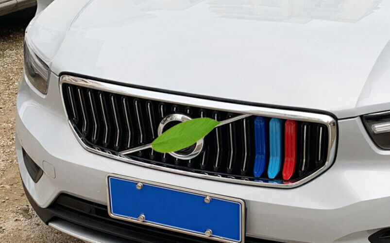 3-Color Front bumper Mesh Grille Grill Strip Cover Trim for Volvo XC40 2019-2022