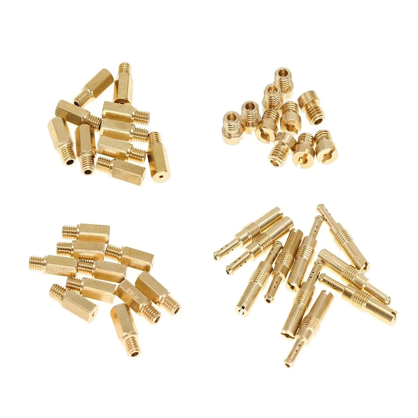 40x Carburetor Main Slow Pilot Jets Kit For Keihin CV CVK CVVD FCR PWK VA Reapir