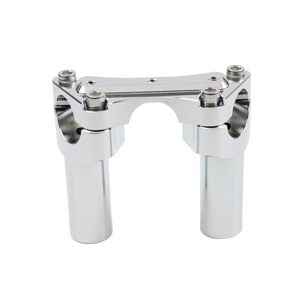3.5 Straight Handlebar Riser Top Clamp Chrome FIT for Harley Dyna Tour Road Glide