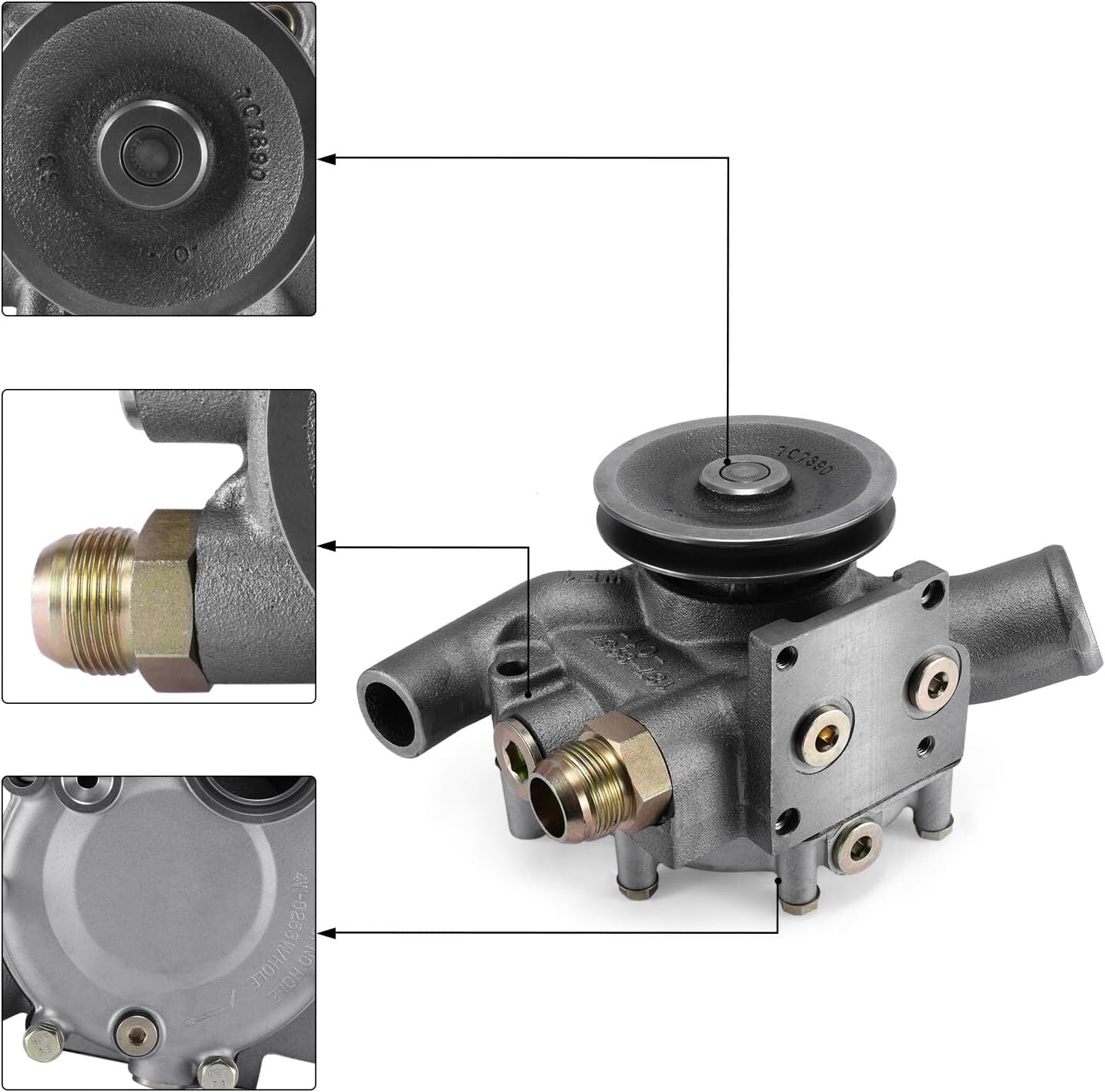 Water Pump Fits Caterpillar ENGINE C9 EXCAVATOR CAT 330C/330CL/330CLN/E330D