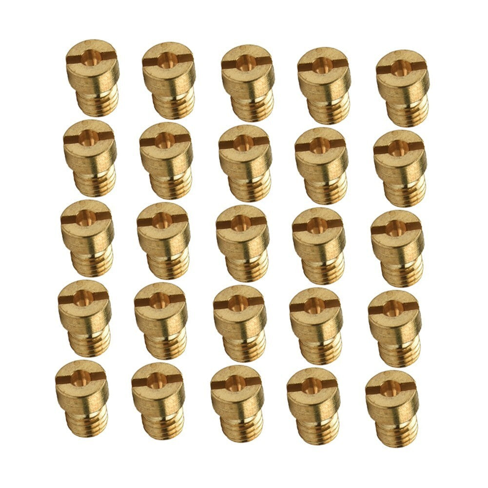 25 Pcs Carburetor Main Jets Nozzles For Dellorto M5 55-115 SHA SHB SHBC 5mm