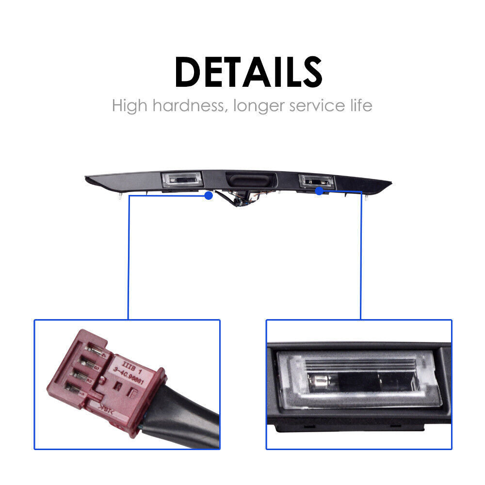 Boot-shaped trunk lid handle with key button for BMW 5 Series E39 51138185790