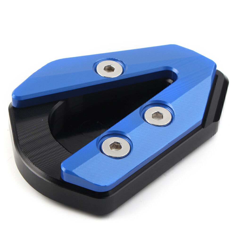Fit for Yamaha YZFR6 2017-2021 20 Blue Kickstand Foot Support Side Pad Enlarge Plate
