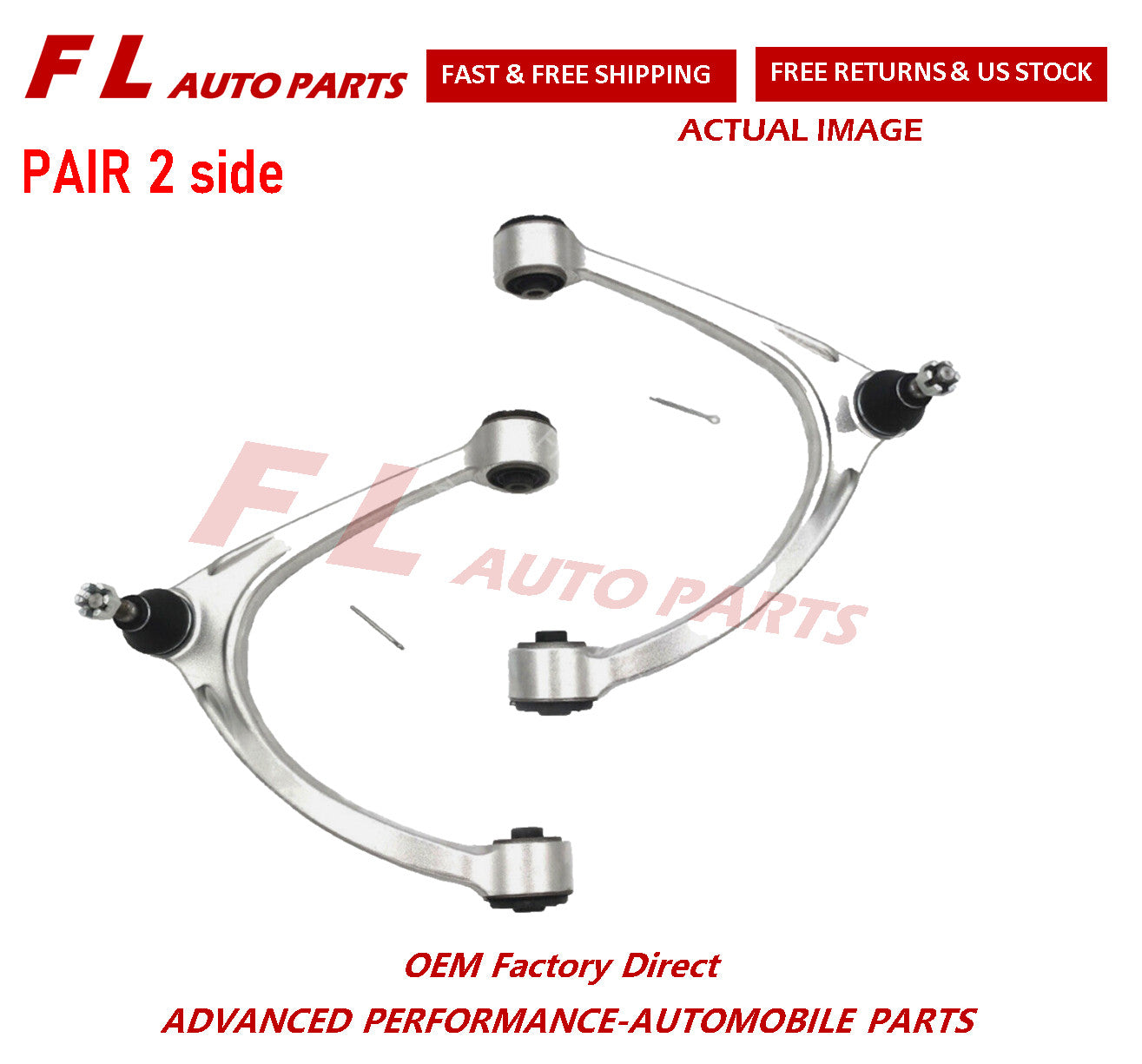 Front Control Arm Ball Joint Bush For 2001-2006 for Lexus LS430 Pair 48610-59035