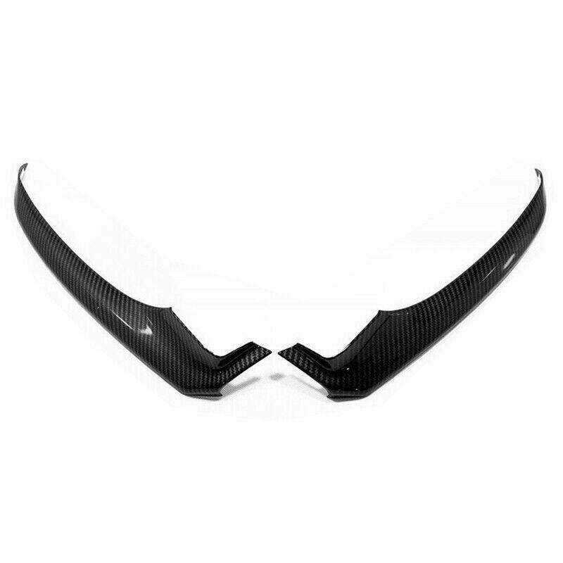 for Toyota for Camry 2018-2023 Carbon Look Front Bumper Lip Spoiler Guard Cover Trim
