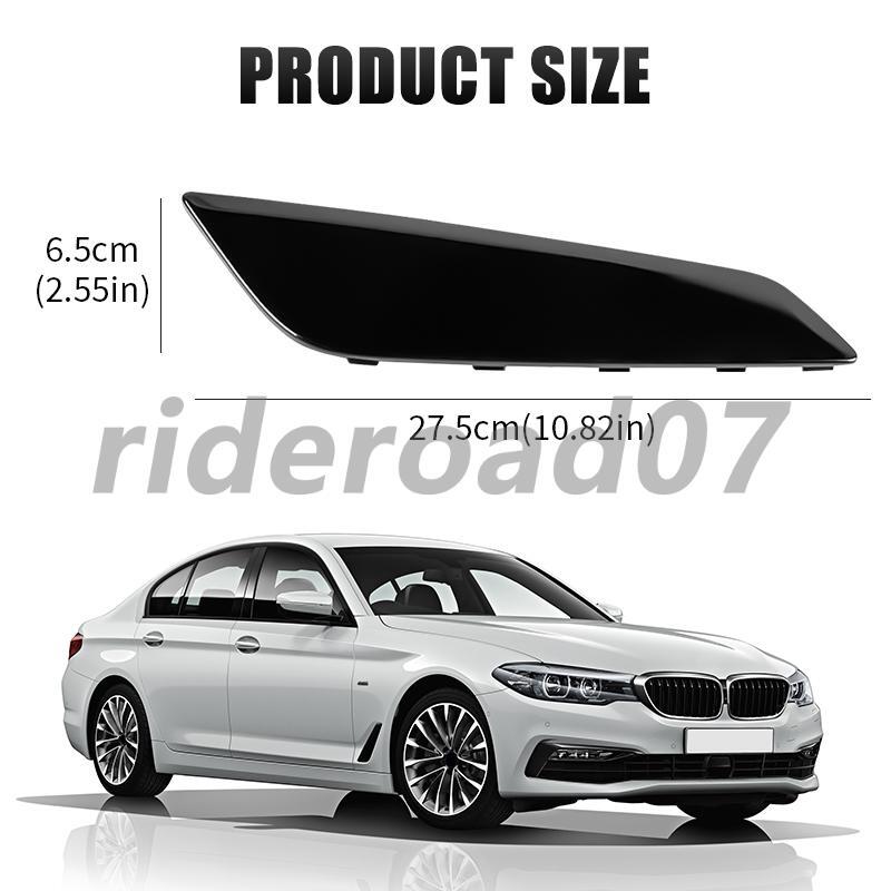 Passenger Right Side Gloss Black Fender Duct Trim For 2017-2023 for BMW 5 Series G30