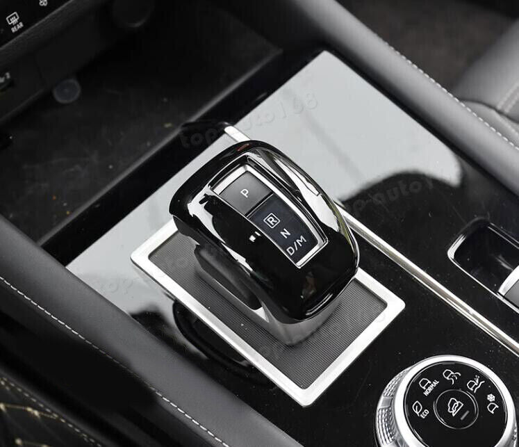 Glossy Black Inner Gear Shift Knob Cover Trim for Mitsubishi Outlander 2022-2024