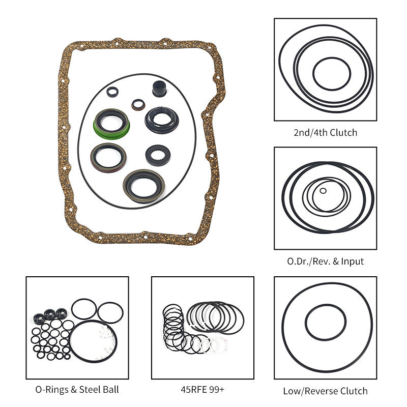 Fit for Dodge for Chrysler for Jeep 45RFE Auto Transmission Master Rebuild Kit Overhaul