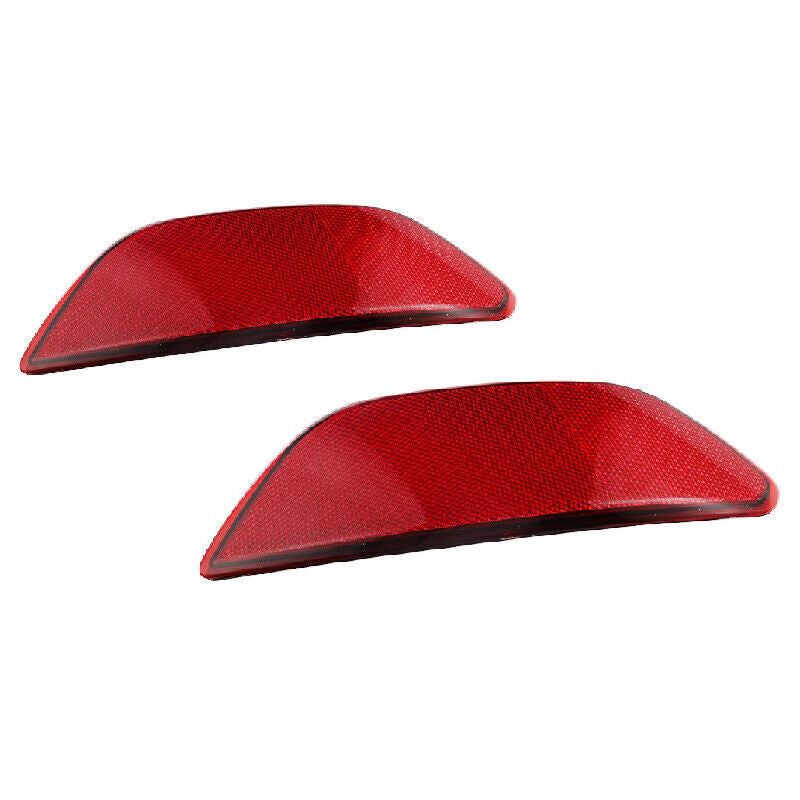 1 Pair Rear Red Bumper Trim Reflector Tail Lights for 2011-2014 for Porsche for Cayenne