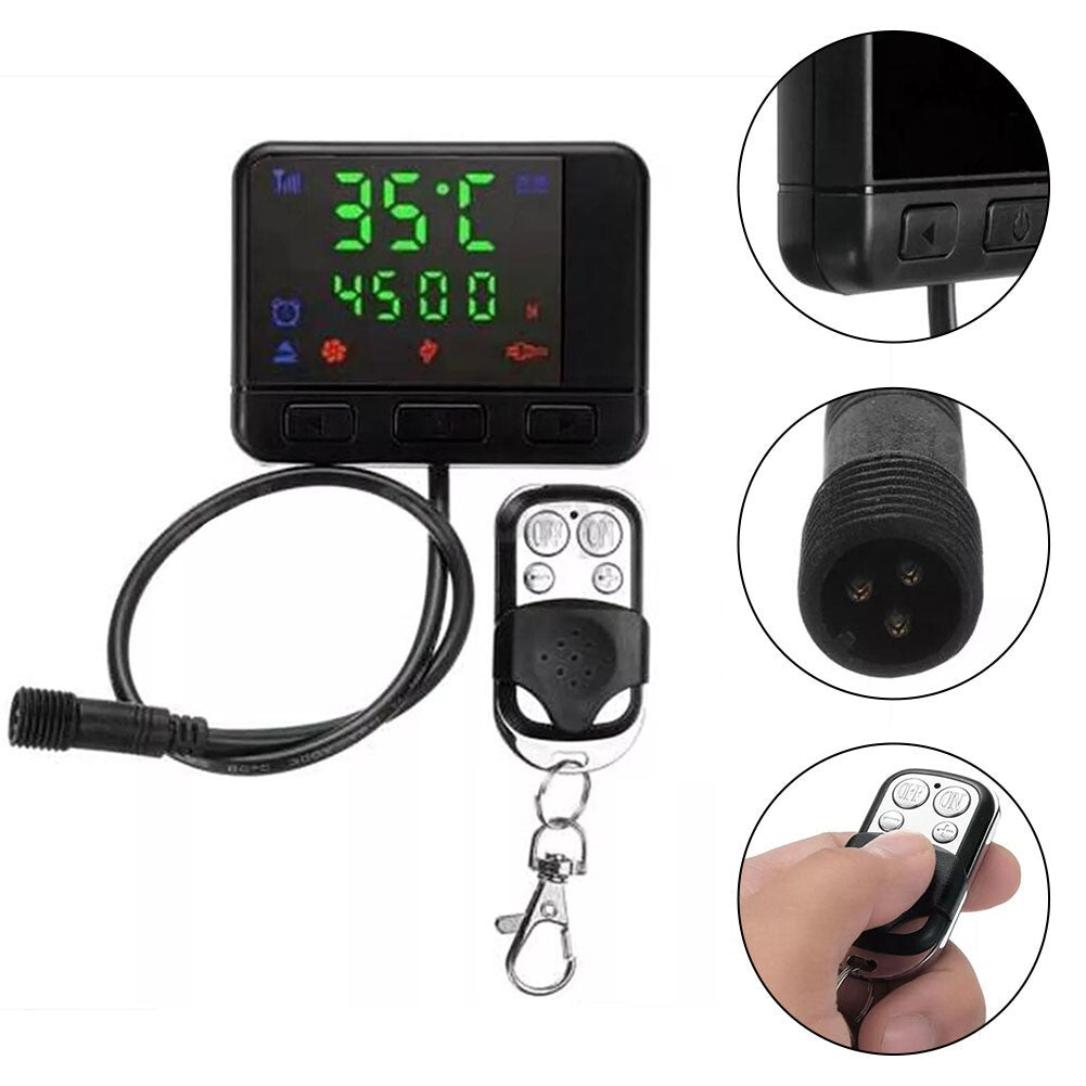 LCD Monitor Controller Switch Remote Control For Car Air Diesel Parking Heater
