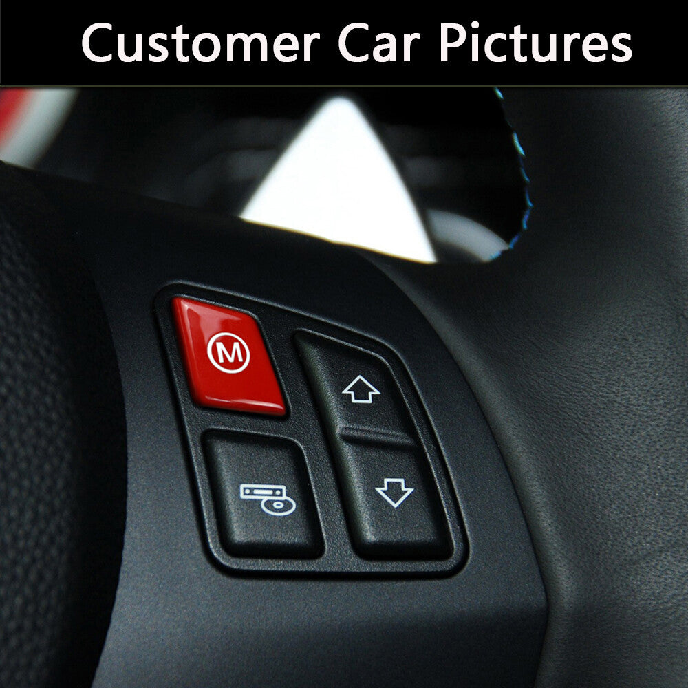 Car Steering Wheel M alphabet Mode for BMW 3 Series E90 E92 E93 M3 2007-2013 Red
