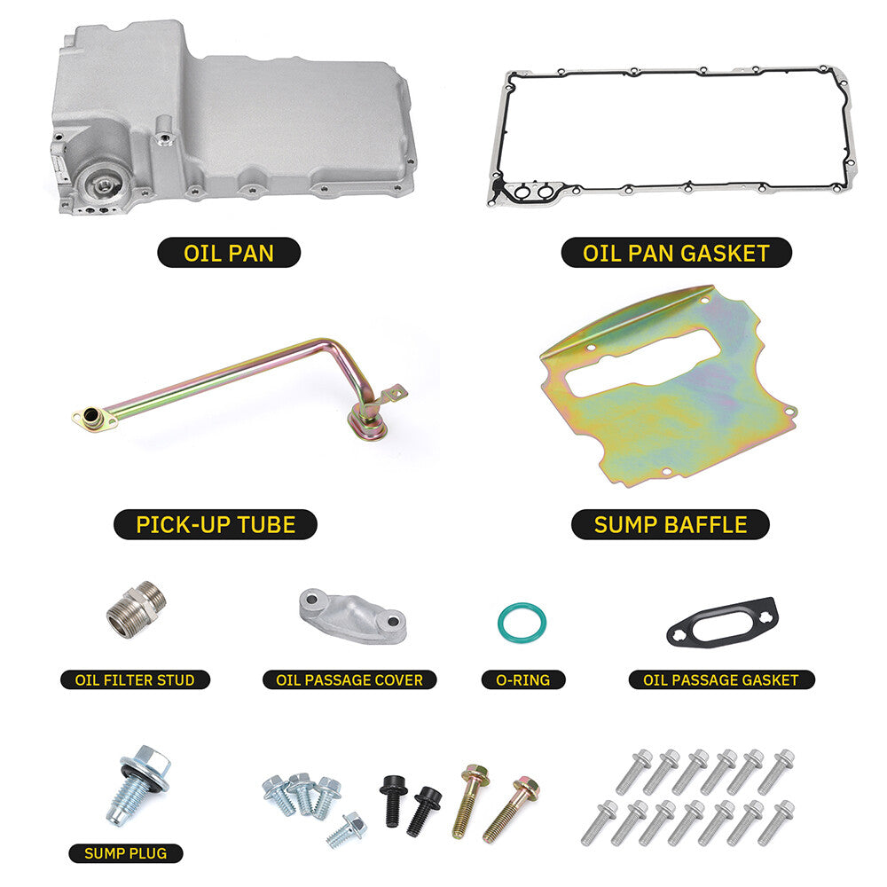 LS Oil Pan Kit Low Profile For 1955-1987 GM for Chevy / for Buick / for Pontiac / for GMC /Olds/ for Pontiac