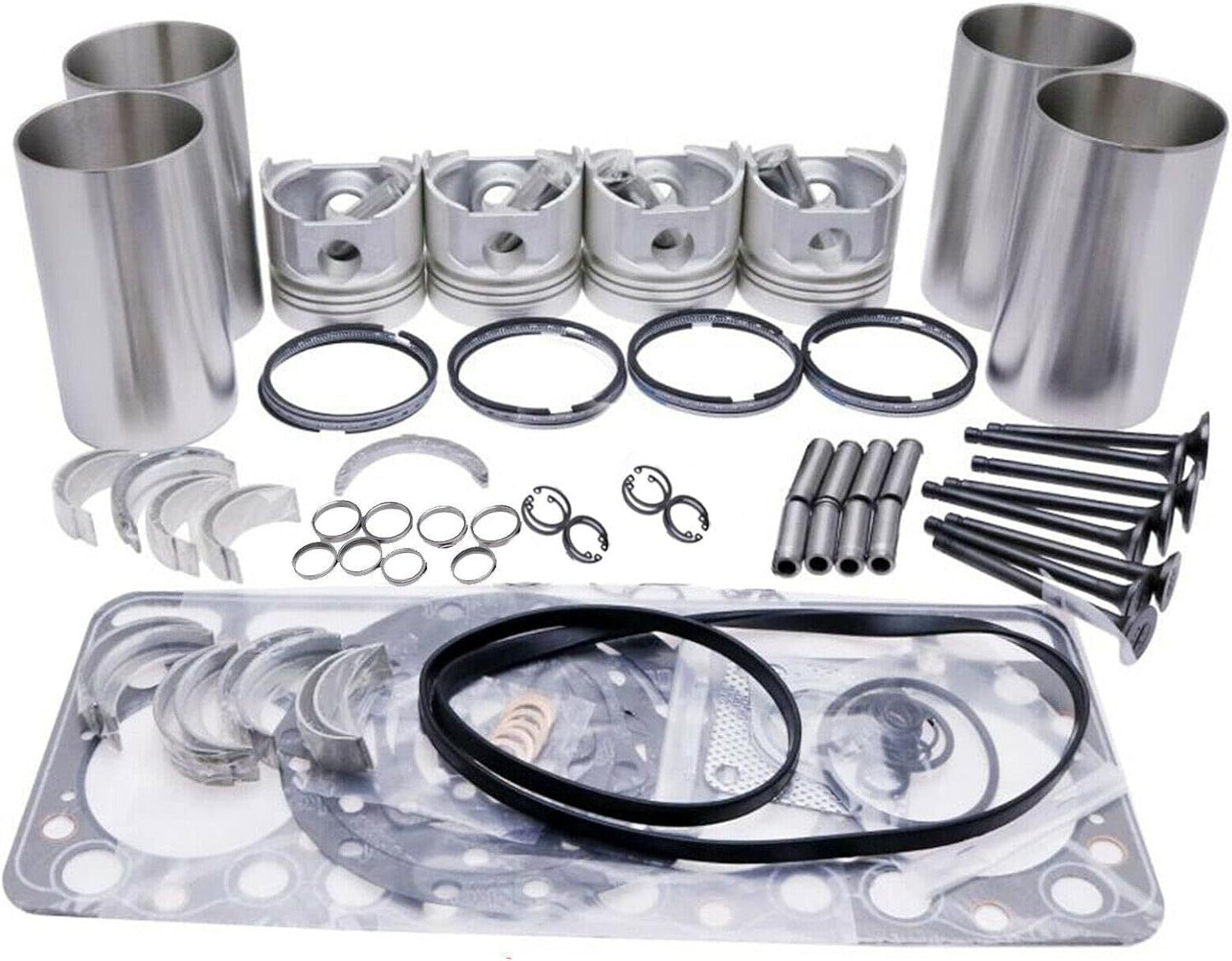 For Kubota V1902 V1902BH Engine Overhaul Rebuild Kit Excavator repair parts