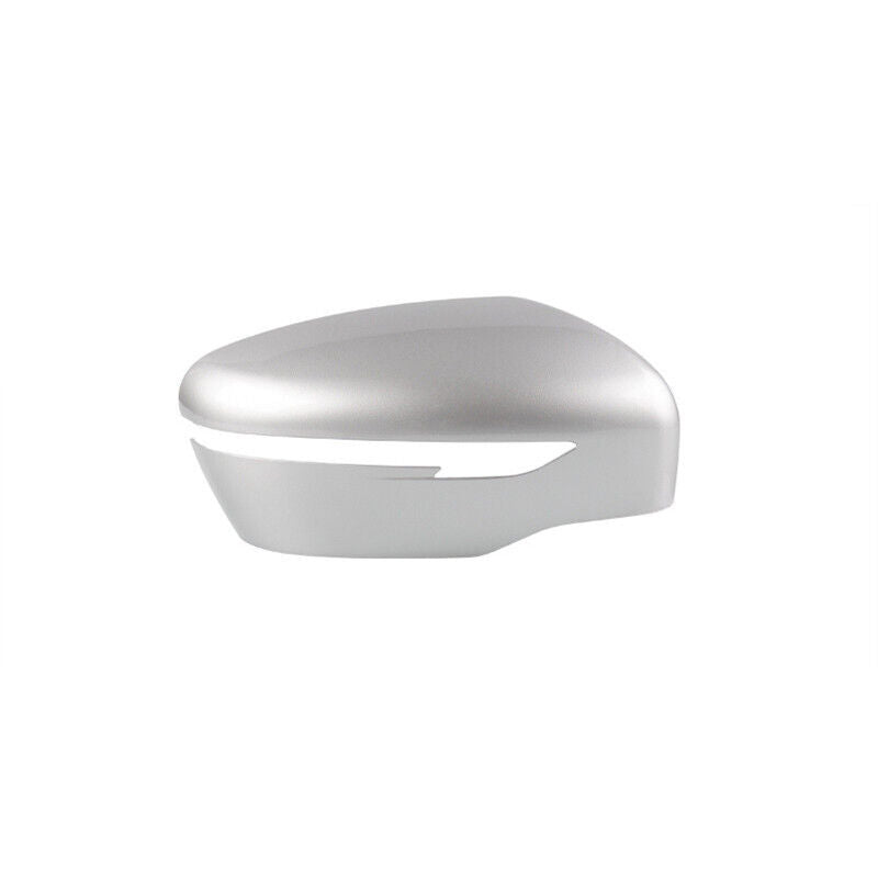 Silver Right Side Rearview Mirror Cover Shell Cap for Nissan X-trail/Rogue 14-21