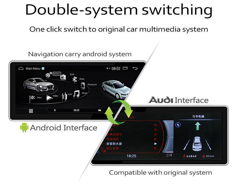 Android 11 CarPlay 8+64GB 2012~2018 GPS Radio Multimedia MMI for Audi A6 A7 C7
