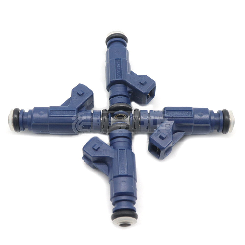 4-piece fuel injector kit 0280156065 suitable for Audi for A4 and for Volkswagen for Passat 1.8L turbo 06B133551M