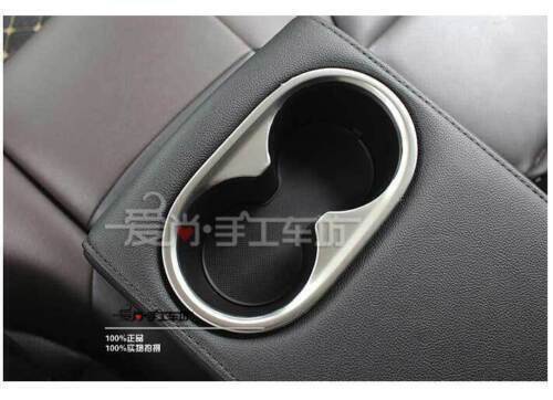 for Toyota for Corolla 2020-2024 Silver Rear Water Cup Holder Panel Cover Trim 1PCS