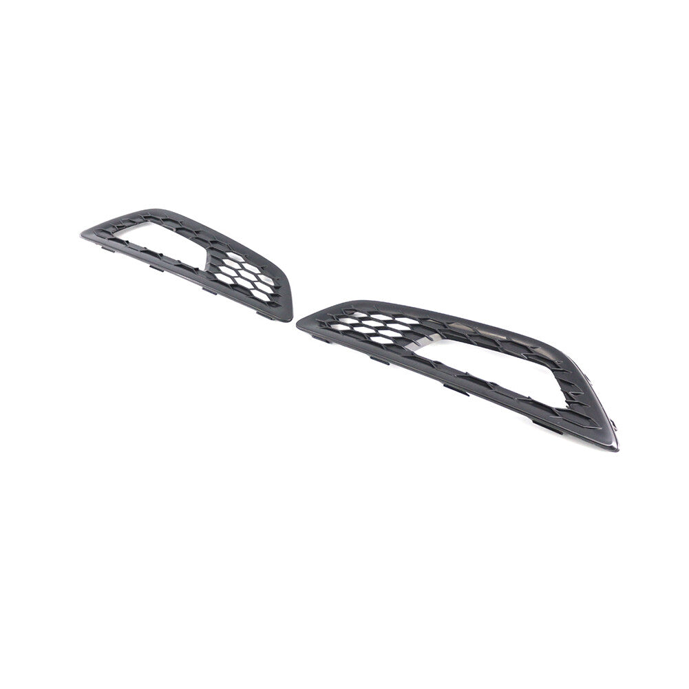 Front Bumper Fog Light Lamp Cover Grille Matte Black for Ford Focus 2015-2018 15