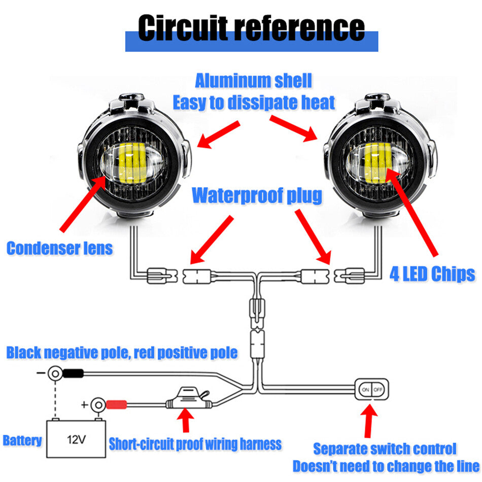 fit For R1200GS F850GS F750GS R1250GS Front Fog Lights Auxiliary Spot Driving